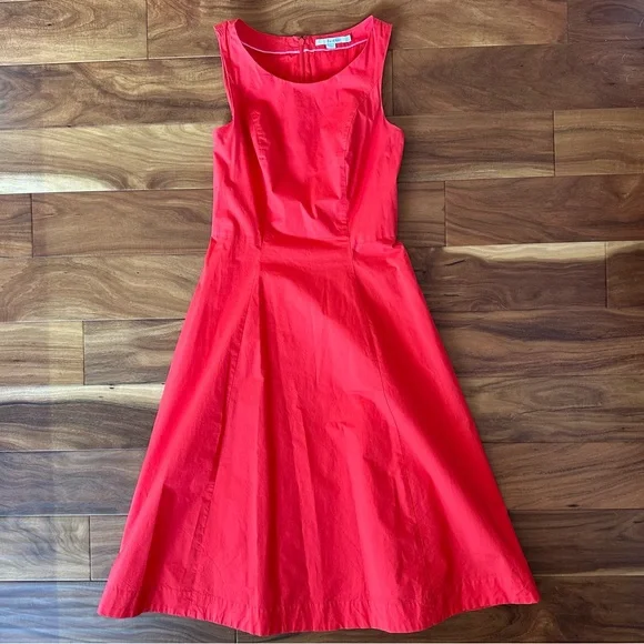 Boden Elena Cotton Poplin Midi Dress size 6 - Picture 2 of 5